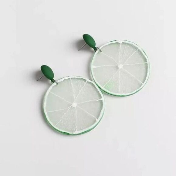 lemon Earrings A1458 - Picture 3 of 4